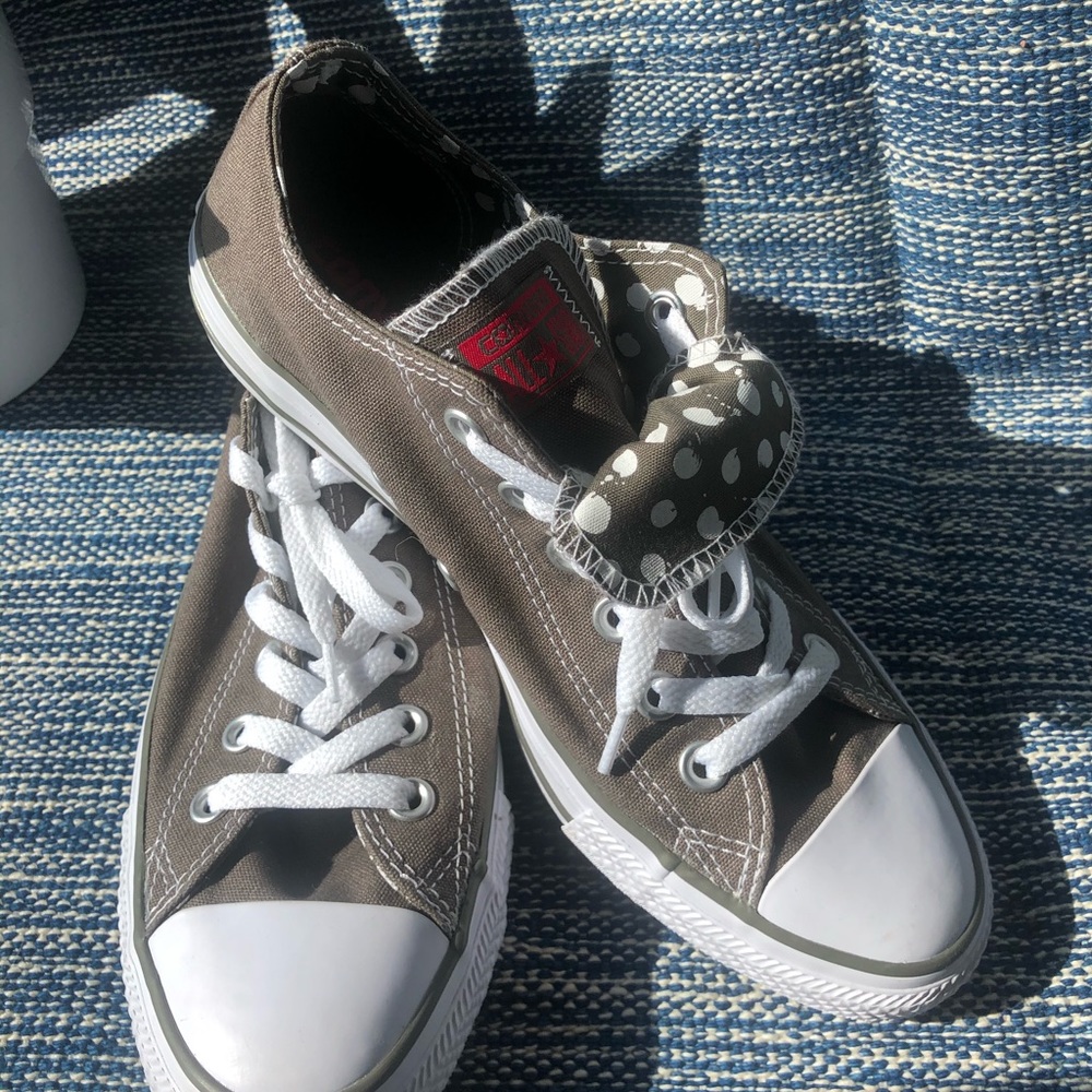 NEW Grey limited edition Converse All Star- size 8